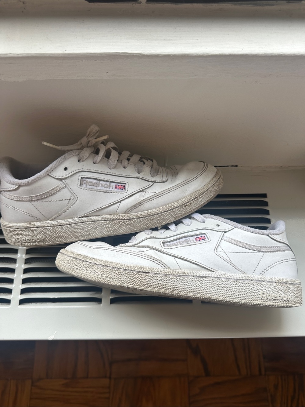 Reebok Women's White Low-Top Leather Sneakers